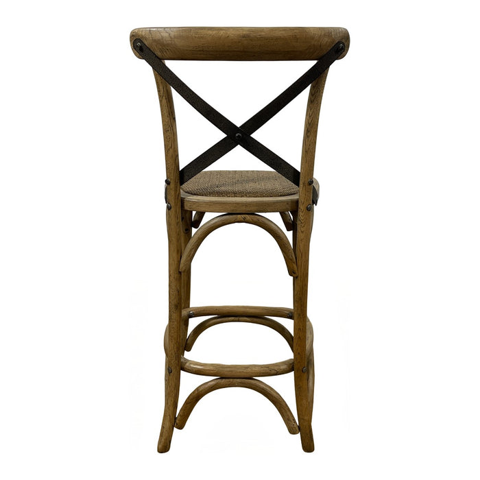GJ Styles - Counter Chair with Metal Cross - CS67 - GreatFurnitureDeal