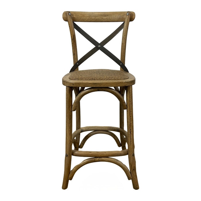 GJ Styles - Counter Chair with Metal Cross - CS67 - GreatFurnitureDeal