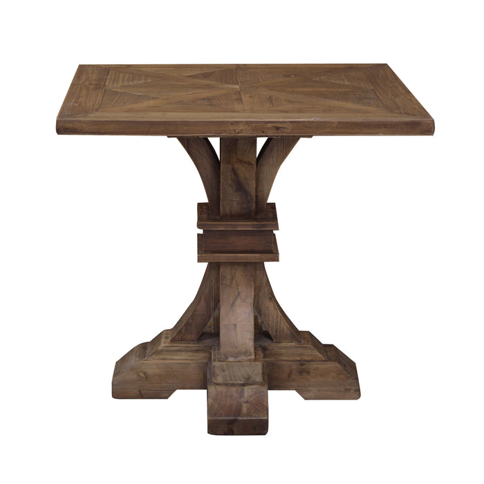 GJ Styles - Old Pine Square Parquet Top Side Table - CS76