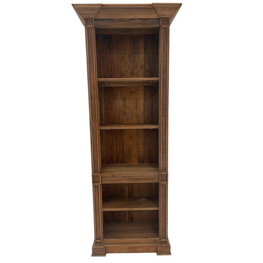 GJ Styles - Single Open Bookcase in Old Pine - CS83 - GreatFurnitureDeal