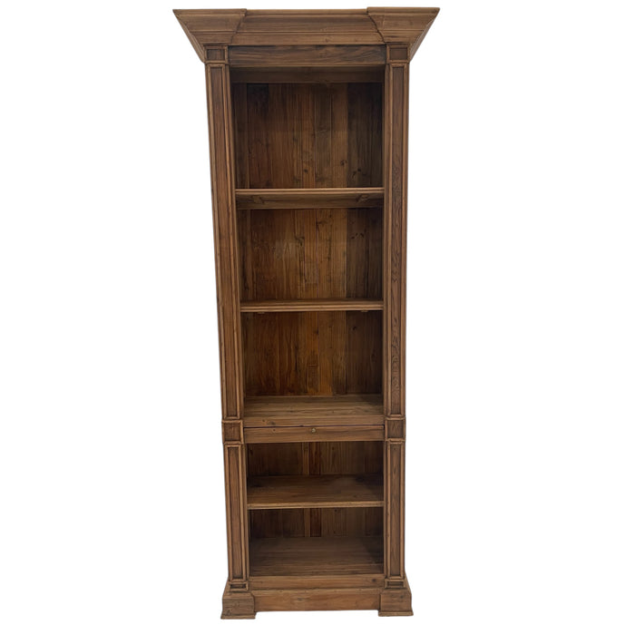 GJ Styles - Single Open Bookcase in Old Pine - CS83 - GreatFurnitureDeal