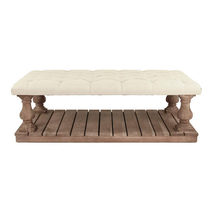 Zentique - Bellamy Tufted Ottoman - CT500-Z E272 A003 - GreatFurnitureDeal