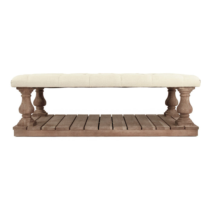Zentique - Bellamy Tufted Ottoman - CT500-Z E272 A003 - GreatFurnitureDeal