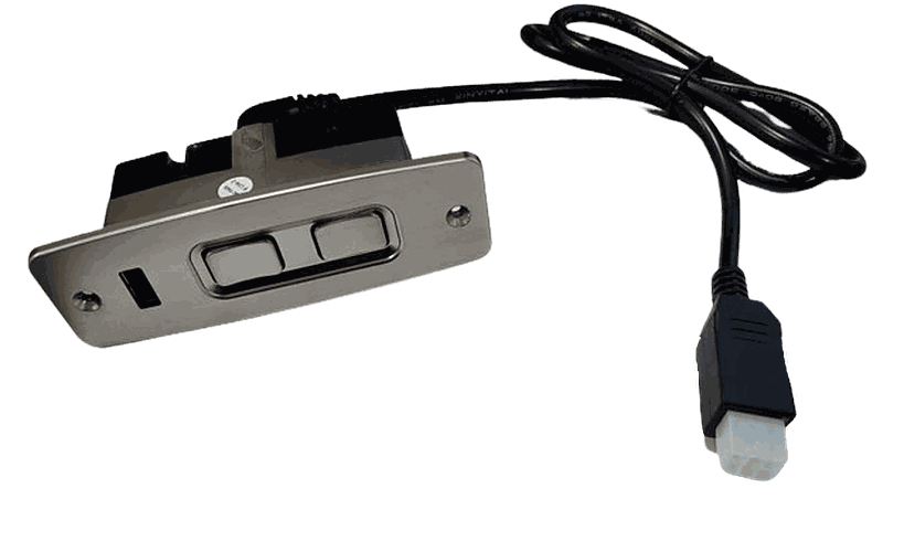 Lane Furniture / Simmons Upholstery - Power Recliner & Power Headrest Replacement Button with USB - 5 pin / 2 pin - CTR UR2 52 BA - GreatFurnitureDeal