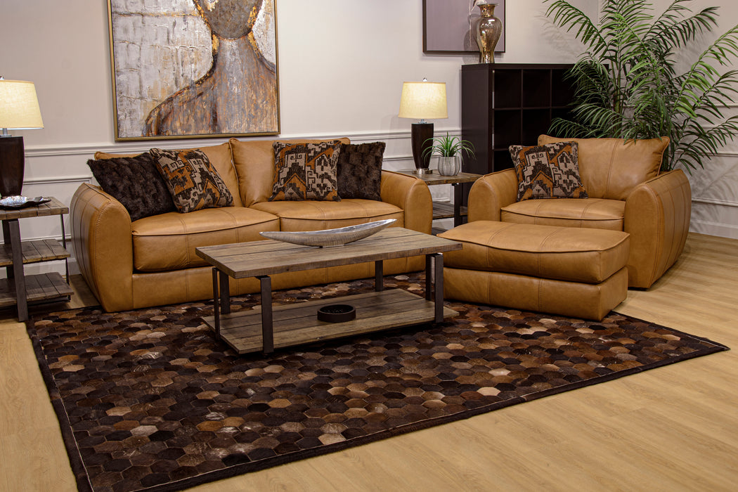 Jackson Furniture - Corvara 4 Piece Living Room Set in Caramel - 2406-03-02-01-10-CARAMEL