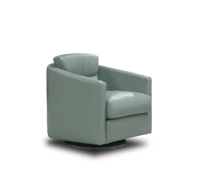 GFD Leather - Campbell All Leather Swivel Chair - X27-6M-BB - GreatFurnitureDeal