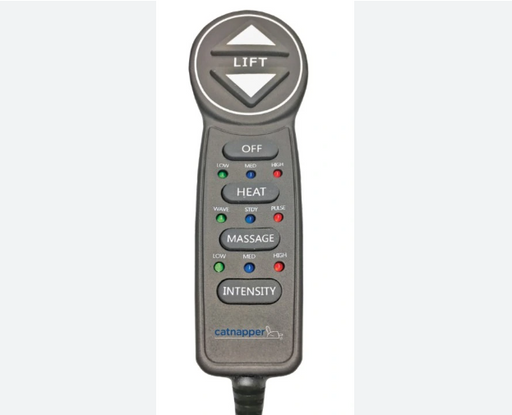 Catnapper Furniture - Lift Chair Replacement Remote Hand Control with Massage and Heat - 54857 - GreatFurnitureDeal