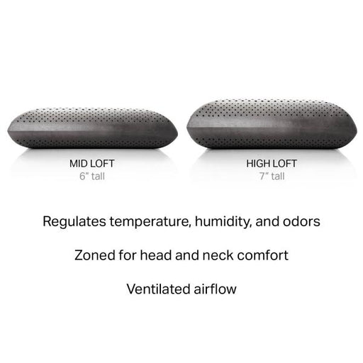 Malouf - Zoned Dough® + Bamboo Charcoal Pillow - GreatFurnitureDeal