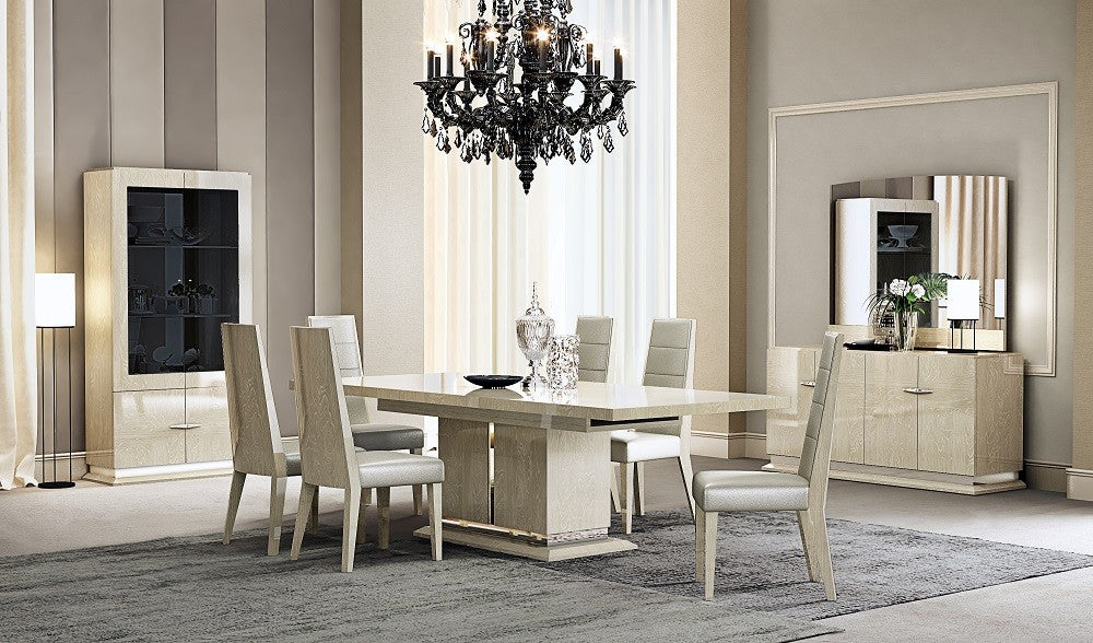 J&M Furniture - Chiara Modern 9 Piece Dining Table Set - 18754-DT-9SET - GreatFurnitureDeal
