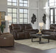 Southern Motion - Westchester Double Reclining Console Loveseat with CupHolders in Chocolate - 371-28 - GreatFurnitureDeal