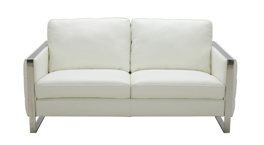 J&M Furniture - Constantin White 2 Piece Sofa Set - 18571-SL-WHT