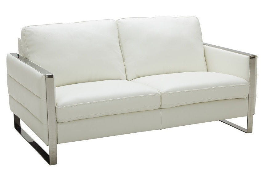 J&M Furniture - Constantin White 2 Piece Sofa Set - 18571-SL-WHT - GreatFurnitureDeal