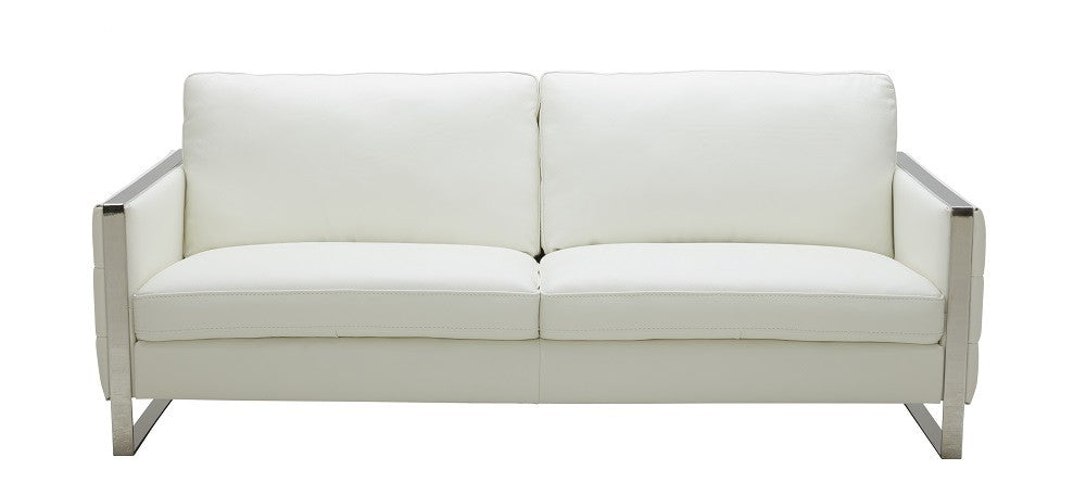 J&M Furniture - Constantin White 2 Piece Sofa Set - 18571-SC-WHT - GreatFurnitureDeal