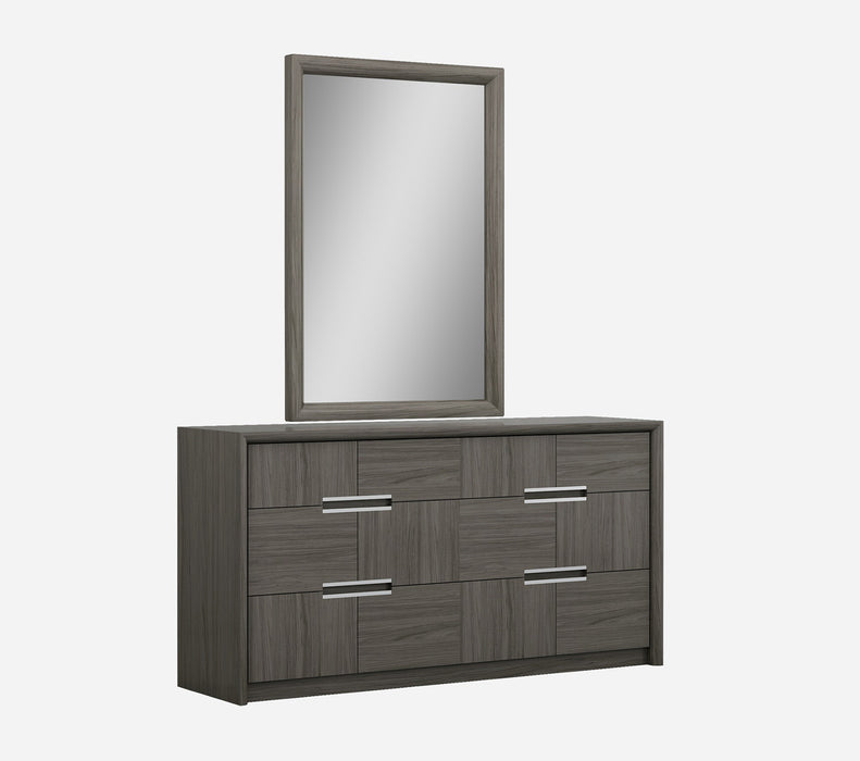 J&M Furniture - Copenhagen Grey Dresser and Mirror - 18777-DR+M-GREY