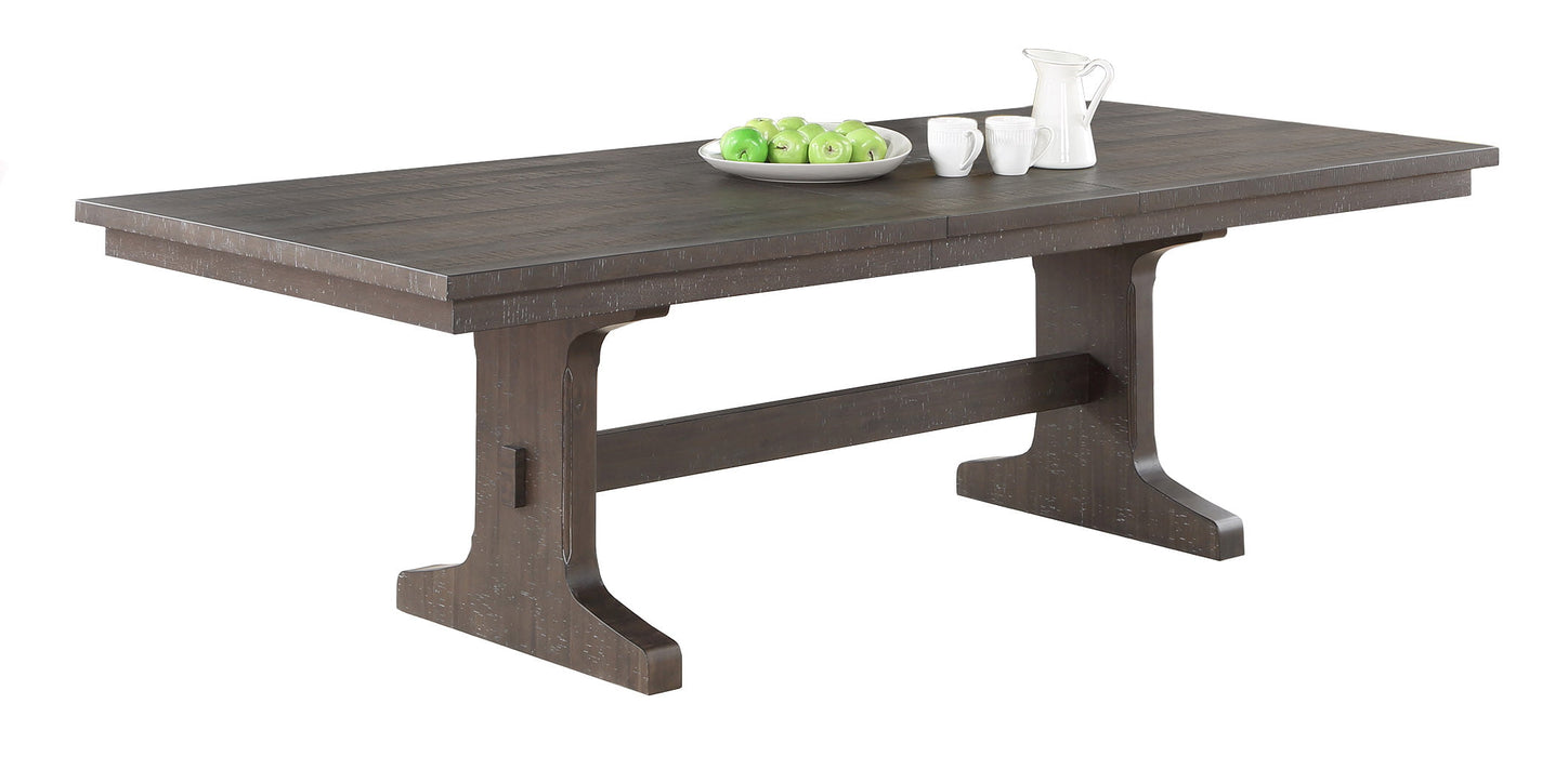 Mariano Furniture - 7 Piece Dining Table Set in Rustic Brown - BQ-D162D7-SC - GreatFurnitureDeal