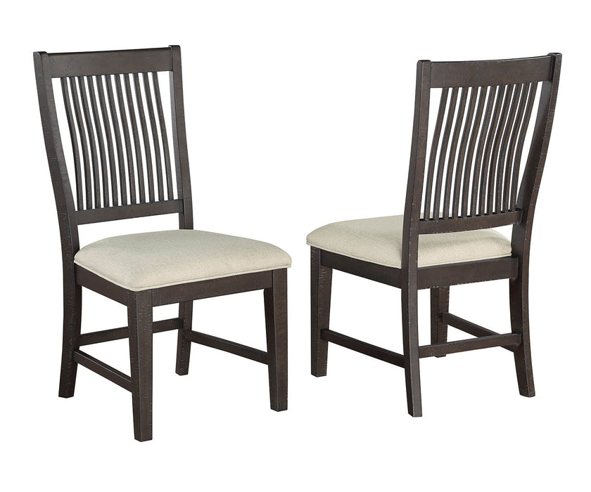 Mariano Furniture - 9 Piece Extendable Dining Table Set in Rustic Brown - BQ-D160D9 - GreatFurnitureDeal