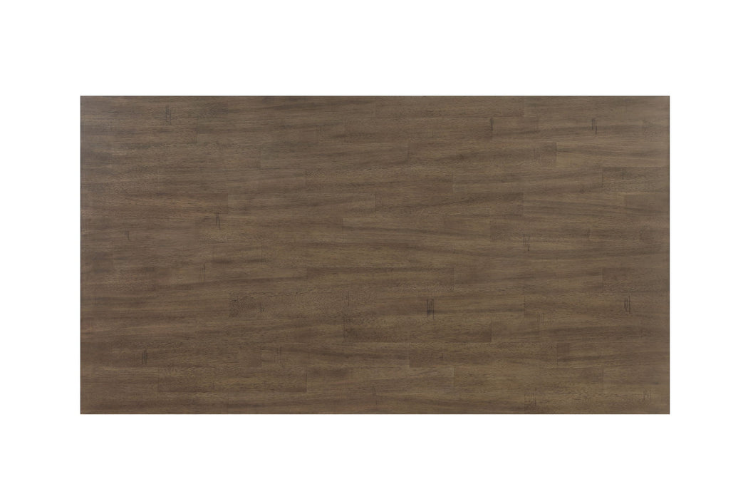 Mariano Furniture - Fixed Dining Table in Brown Oak - BQ-D174-DT - GreatFurnitureDeal