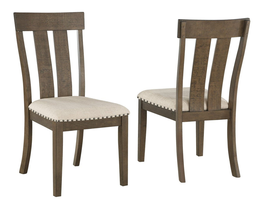 Mariano Furniture - 5 Piece Dining Set in Brown Oak - BQ-D178D5 - GreatFurnitureDeal