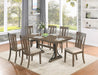 Mariano Furniture - 7 Piece Dining Set in Brown Oak - BQ-D178D7 - GreatFurnitureDeal