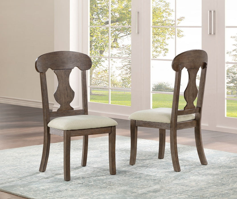 Mariano Furniture - 5 Piece Small Dining Table Set in Rustic Oak - BQ-D181D5 - GreatFurnitureDeal