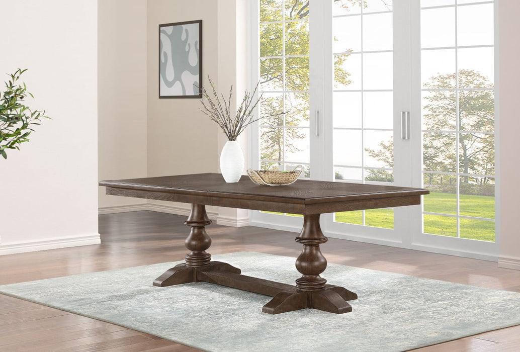 Mariano Furniture - Large Dining Table in Rustic Oak - BQ-D183-DT - GreatFurnitureDeal