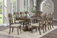 Mariano Furniture - Rustic Oak Dining Chairs in Beige (Set of 2) - BQ-D181-SC - GreatFurnitureDeal