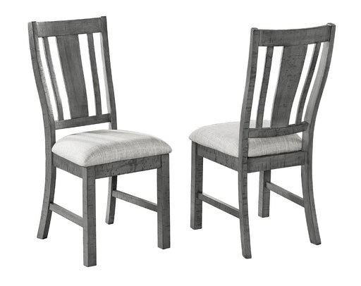 Mariano Furniture - Rustic Gray Linen Chairs (Set of 2) - BQ-D189-SC2 - GreatFurnitureDeal