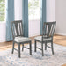 Mariano Furniture - Rustic Gray Linen Chairs (Set of 2) - BQ-D189-SC2 - GreatFurnitureDeal