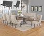 Mariano Furniture - 2 Leaf Dining Table in Rustic Gray - BQ-D25DT - GreatFurnitureDeal