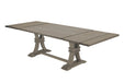 Mariano Furniture - 2 Leaf Dining Table in Rustic Gray - BQ-D25DT - GreatFurnitureDeal