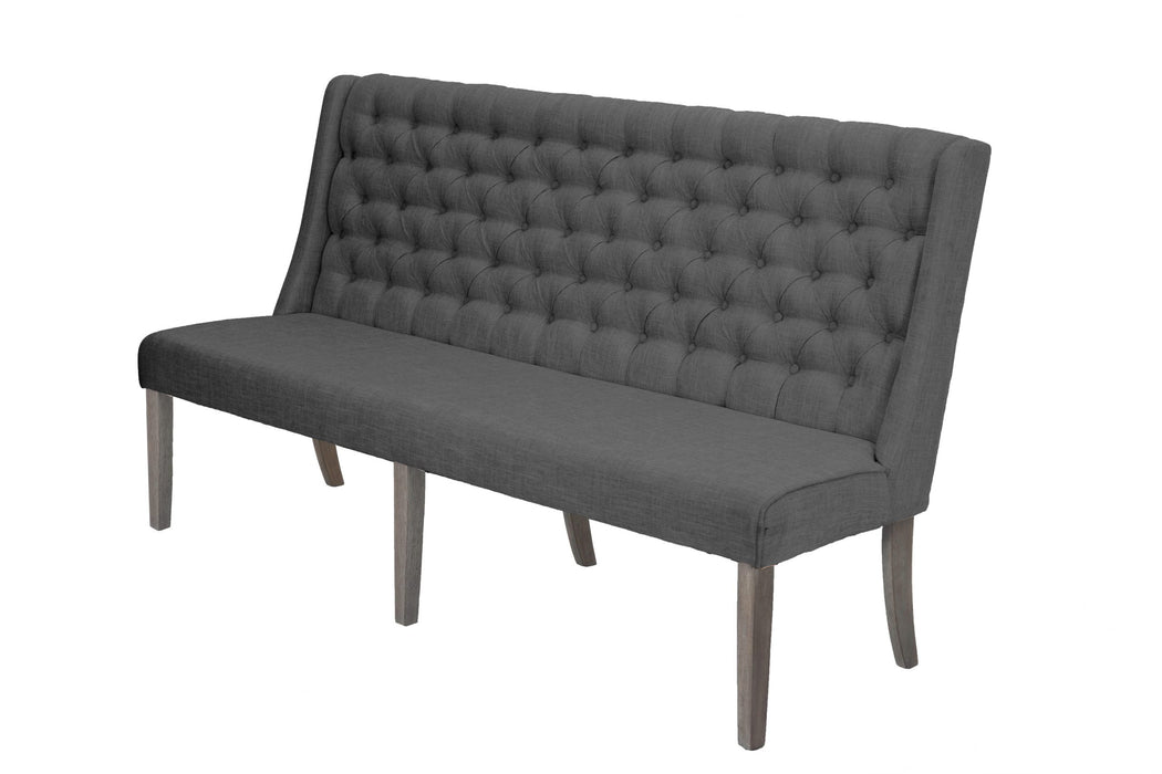 Mariano Furniture - Dining Bench in Dark Gray - BQ-D26-B