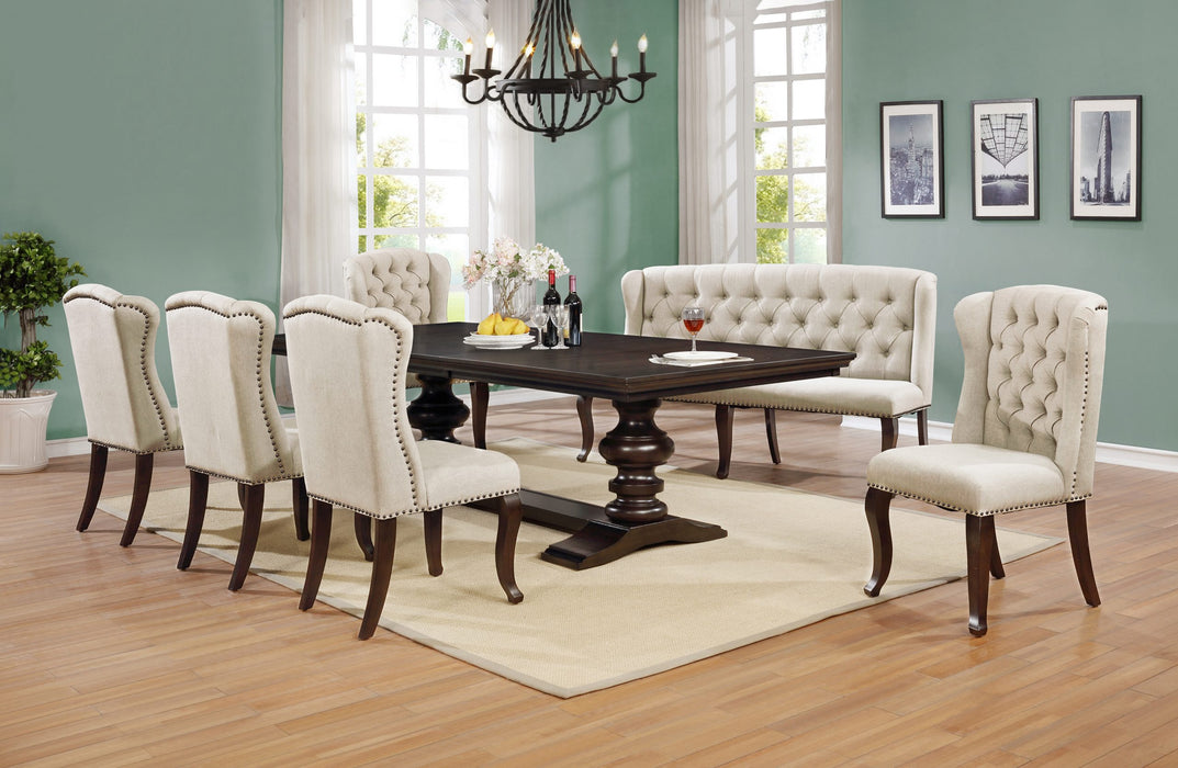 Mariano Furniture - Dining Table in Cappuccino - BQ-D35DT - GreatFurnitureDeal