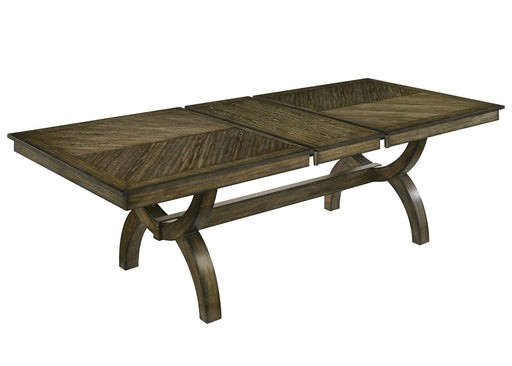 Mariano Furniture - Wood Fixed Dining Table in Antique Brown - BQ-D531-DT - GreatFurnitureDeal