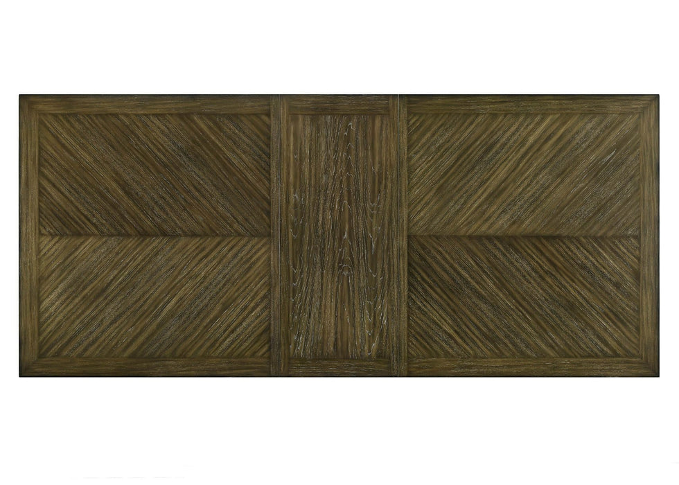 Mariano Furniture - Wood Extendable Dining Table in Antique Brown - BQ-D530-DT - GreatFurnitureDeal