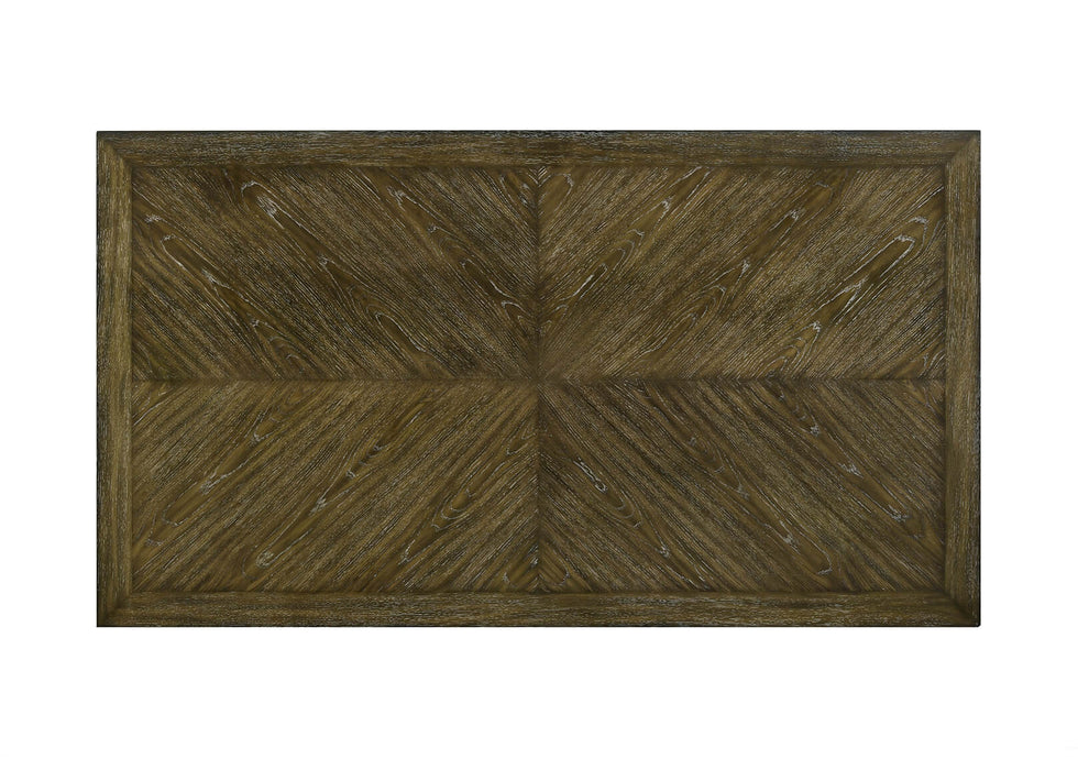 Mariano Furniture - Wood Dining Table Set in Antique Brown - BQ-D531-4SC531 - GreatFurnitureDeal