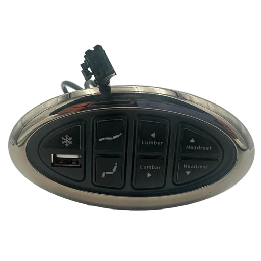 OKIN- Replacement Button W/ Headrest, Footrest, Lumbar & USB -JLDK.15.07.02 - GreatFurnitureDeal