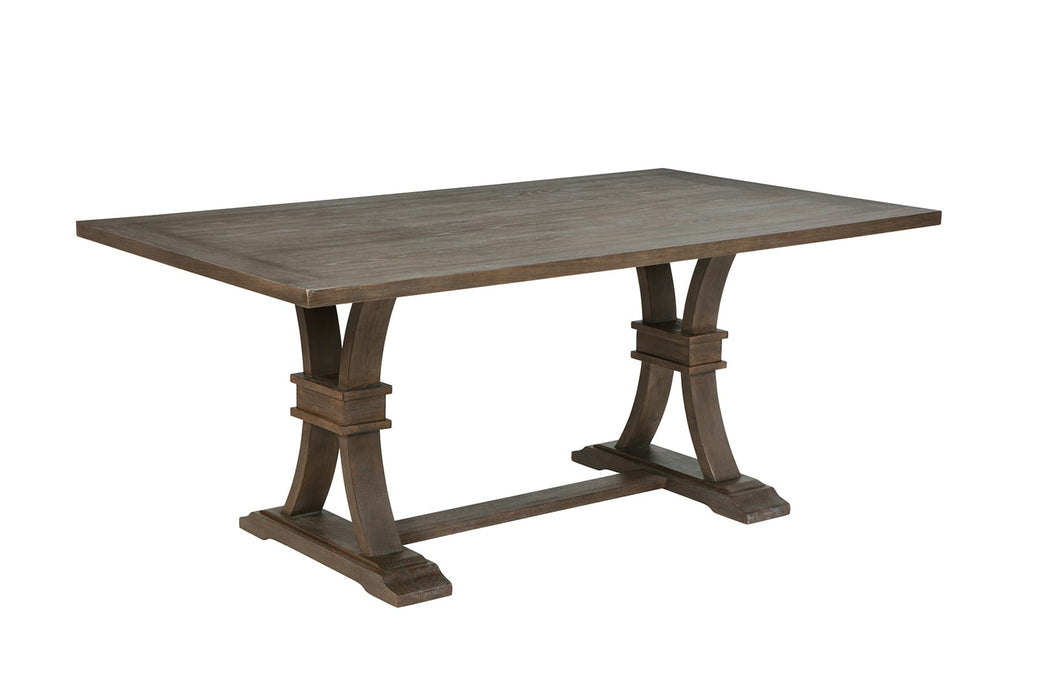 Mariano Furniture - D704 - Wood Dining Table in Rustic Gray - BQ-D704-DT - GreatFurnitureDeal