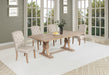 Mariano Furniture - D706 - 5 Piece Dining Set in Rustic Light Oak - BQ-D707-4SC - GreatFurnitureDeal