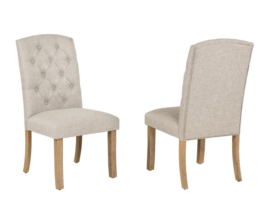 Mariano Furniture - D706 - 5 Piece Dining Set in Rustic Light Oak - BQ-D707-4SC - GreatFurnitureDeal