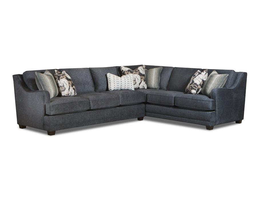 Southern Home Furnishings - Argo Sectional in Ash - 7000-31L/33R Argo Ash - GreatFurnitureDeal