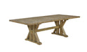 Mariano Furniture - 7 Piece Dining Table Set in Rustic Oak - BQ-D93-2A-3C-B - GreatFurnitureDeal