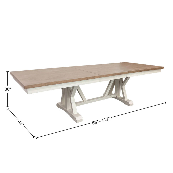 Parker House - Americana Modern 9 Piece Dining Table Set - DAME#88TRES-2-2218-2518-9SET - GreatFurnitureDeal
