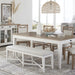 Parker House - Americana Modern 4 Piece 72 in. Island Counter-Height Table Set - DAME#72CH-2-COT-4SET - GreatFurnitureDeal