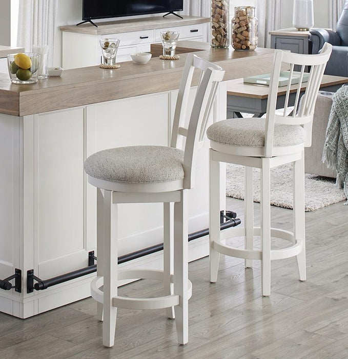 Parker House - Americana Modern Swivel Barstool Spindle Back (Set of 2) - DAME#2230S-COT - GreatFurnitureDeal
