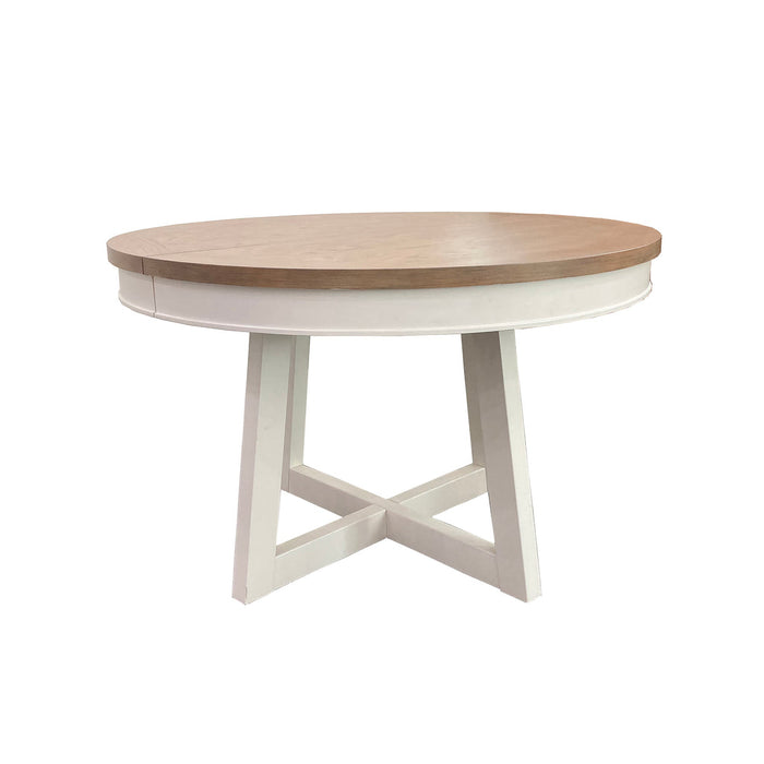 Parker House - Americana Modern 5 Piece 48 in. Round Dining Table Set - DAME#48RND-2218-COT - GreatFurnitureDeal