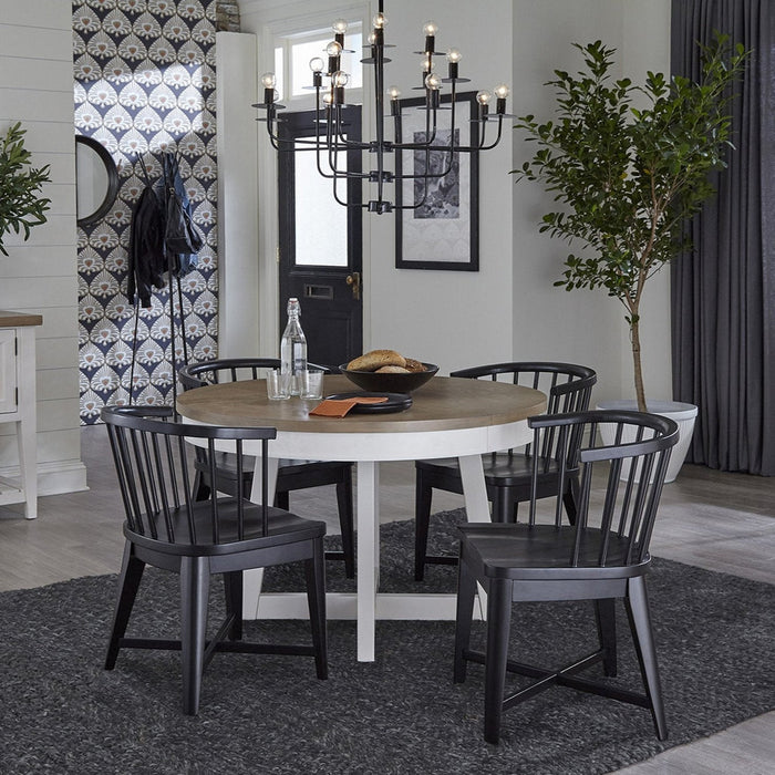 Parker House - Americana Modern Dining Table 48 Inch Round to 66 Inch - DAME#48RND-COT - GreatFurnitureDeal