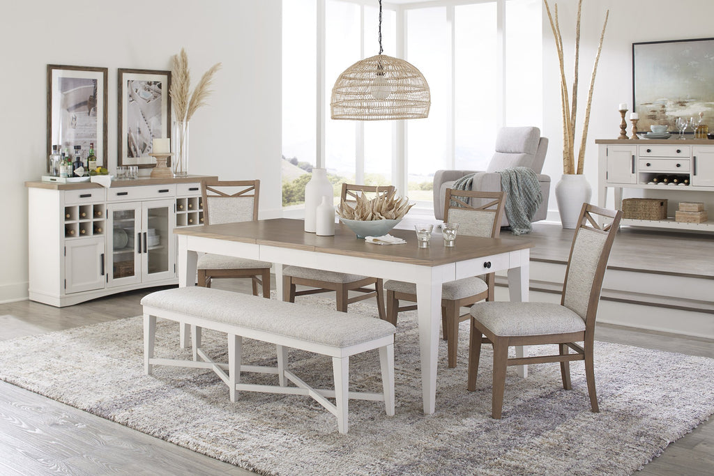 Parker House - Americana Modern 7 Piece Dining Table Set - DAME#60RECT-COT-7SET - GreatFurnitureDeal