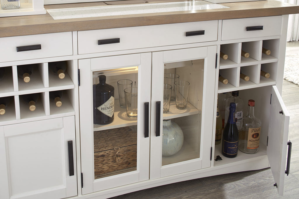 Parker House - Americana Modern Buffet Server with Quartz Insert - DAME#66B-COT - GreatFurnitureDeal