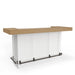 Parker House - Americana Modern 3 Piece 72 in. Island Counter-Height Table Set - DAME#78BAR-2-COT-3SET - GreatFurnitureDeal