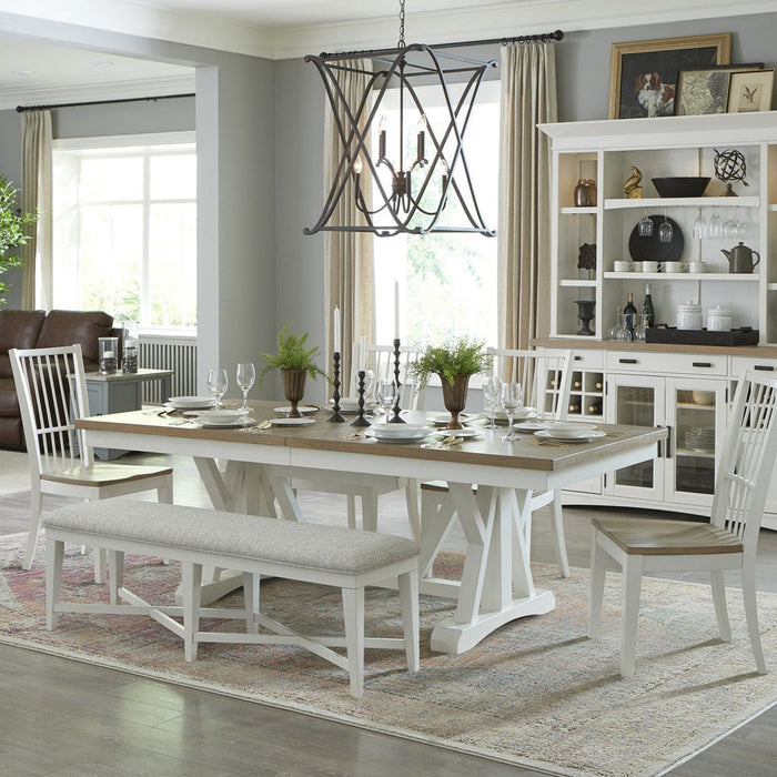 Parker House - Americana Modern 9 Piece Dining Table Set - DAME#88TRES-2-DAME#2018-COT - GreatFurnitureDeal